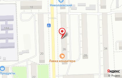 Экспресс-бар ШБ в Октябрьском районе на карте