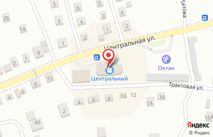 Фирменная сеть Заправка на Центральной улице на карте