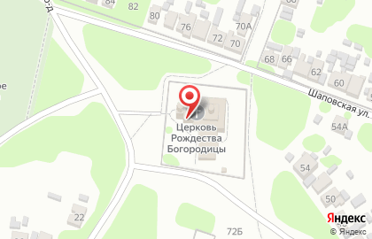 Храм в честь Рождества Богородицы на карте