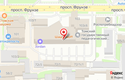 Юридическая компания Витакон на проспекте Фрунзе на карте