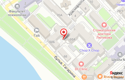 Внешпромбанк на бульваре Гагарина на карте