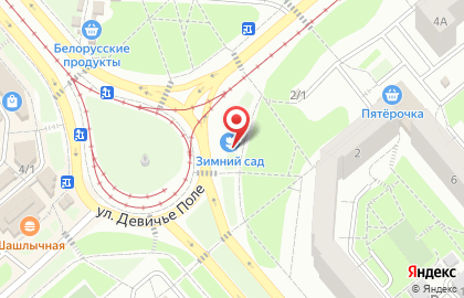 Салон цветов Зимний сад на улице Спирина на карте