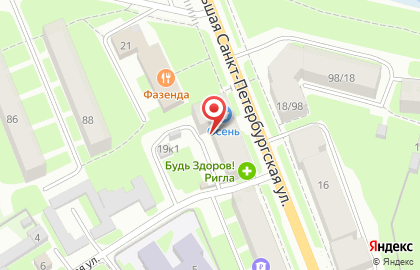 Улыбка Радуги на Большой Санкт-Петербургской улице на карте