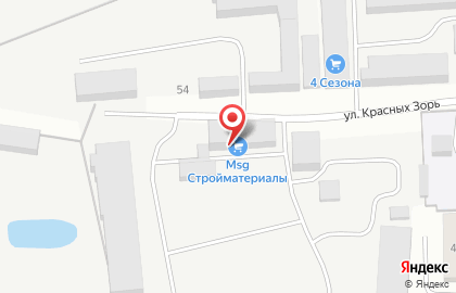 ООО М-Сервис на улице Красных Зорь на карте