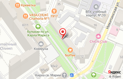 Дошкольный Монтессори-центр Пчёлка на улице Карла Маркса на карте