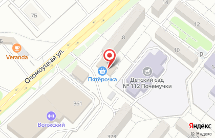 АвтоВираж на Оломоуцкой улице на карте