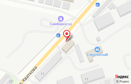 Банкомат БИНБАНК в Засвияжском районе на карте