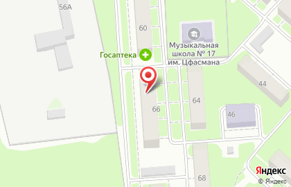 Молочная кухня, МУЗ, Нижняя часть города на проспекте Героев на карте