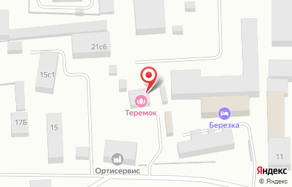 Сауна Теремок на Индустриальной улице на карте
