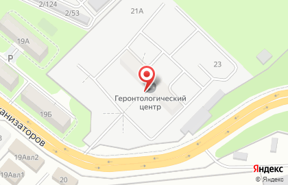 Липецкий дом-интернат для престарелых и инвалидов общего типа на карте