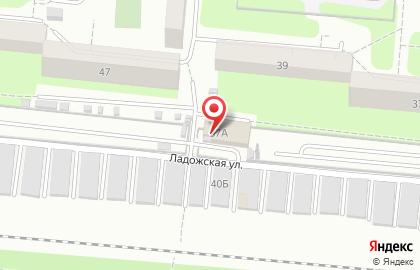АвтоВИТ, СТО на Ладожской улице на карте