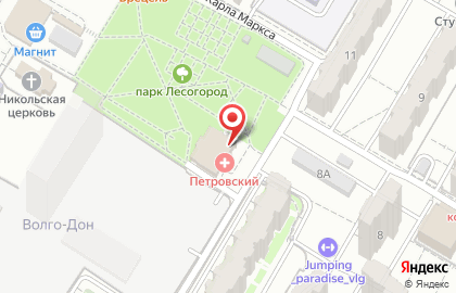 Фитнес-клуб Петровский на карте