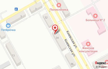 Парикмахерская Londa на Киевской улице на карте