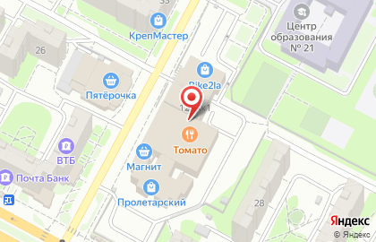 Интернет-магазин Техпорт в Пролетарском районе на карте
