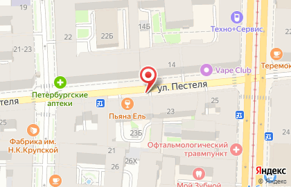 Магазин товаров для шитья и рукоделия в Санкт-Петербурге на карте