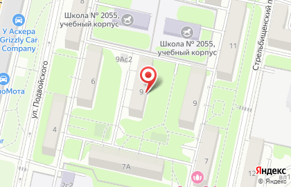 Служба сервиса в Стрельбищенском переулке на карте