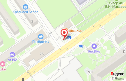 Указатель системы городского ориентирования №6041 по ул.Львовская, д.3а/1 р на карте