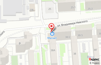 Супермаркет Магнит в Воронеже на карте