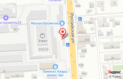 Бильярдный клуб Русский бильярд в Прикубанском районе на карте
