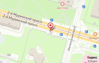 Магазин цветов в Санкт-Петербурге на карте
