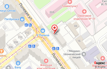 Магазин медицинских товаров для дома Домашний Доктор в Октябрьском районе на карте