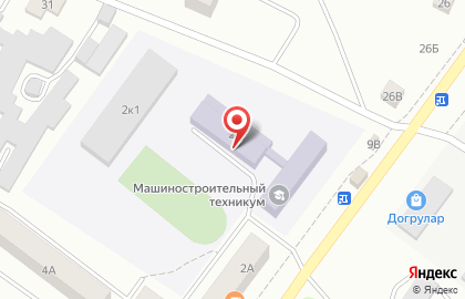 Болоховский машиностроительный техникум в Киреевске на карте