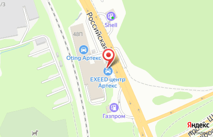 Автоцентр Mitsubishi на Российской улице на карте