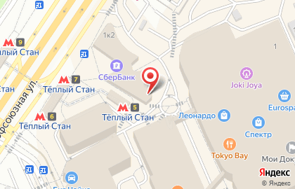 Магазин красной икры Красная икра на Теплом Стане на карте