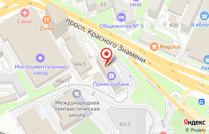 Банкомат СКБ Приморья Примсоцбанк на Партизанском проспекте на карте