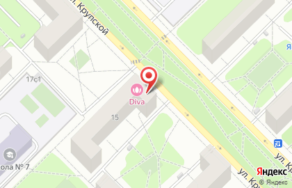 Салон-парикмахерская Diva на метро Университет на карте