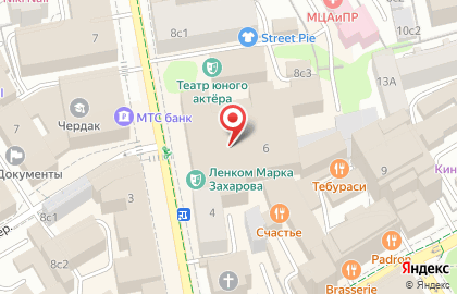 Винный бар Практика by Darvin в Тверском районе на карте