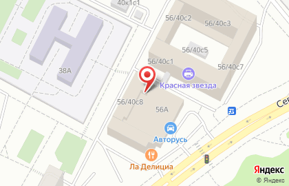 Хонда Авторусь на Севастопольском проспекте на карте