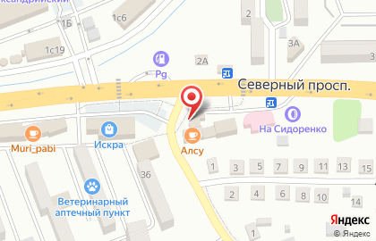 Фирменный магазин Приморский кондитер на Комсомольской на карте