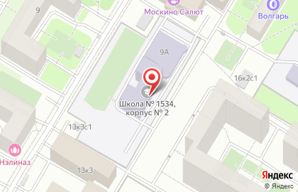 Гимназия 1534 на карте
