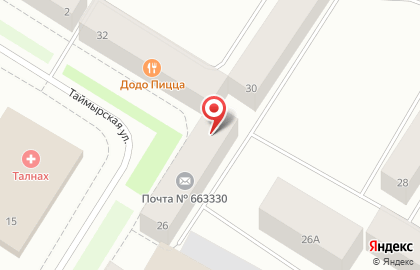 Парикмахерская Прядки в Порядке на Таймырской улице на карте