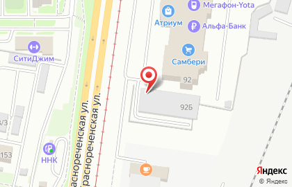 Магазин электротоваров эко Вольт на Краснореченской улице на карте