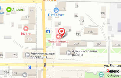 Центральная районная больница на улице Подтелкова на карте
