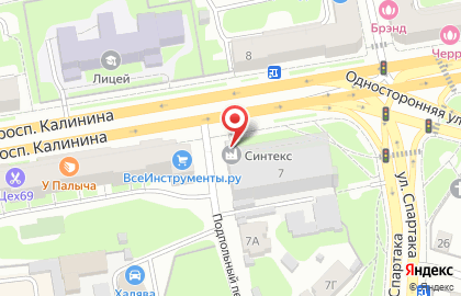 Фабрика фильтровальных тканей Синтекс на карте