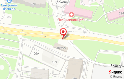 Шиномонтажная мастерская в Дзержинском районе на карте