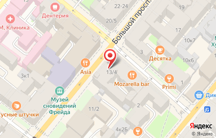 Элефант в Петроградском районе на карте
