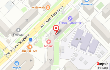 Торговая компания Чебаркульская птица на улице Юрия Гагарина на карте