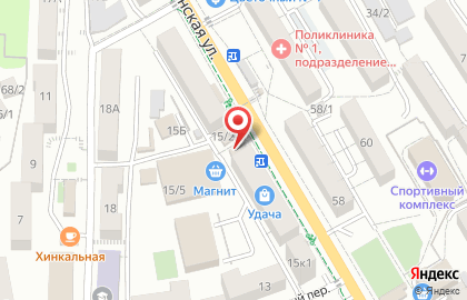 Магазин овощей и фруктов в Центральном районе на карте
