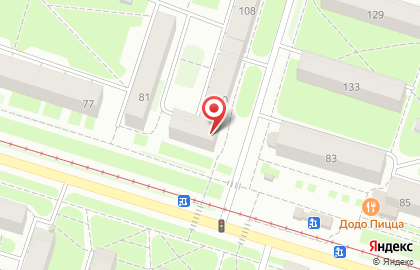 Кафе Молодёжное на улице Чайковского на карте