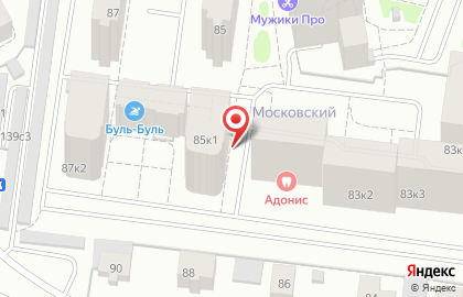 Магазин по продаже фруктов и овощей на Московском тракте, 85/1 на карте