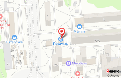 Продуктовый магазин НОЙ в Коминтерновском районе на карте