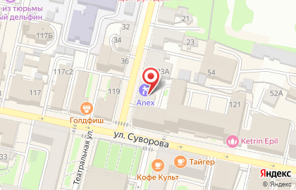 Прелесть на улице Воронина на карте
