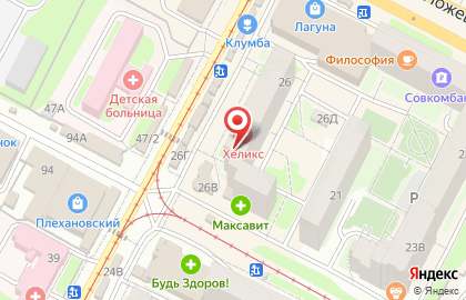 Здесь Аптека в Туле на карте