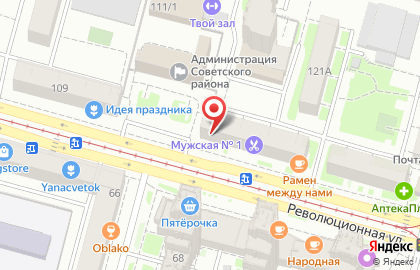 Медицинская лаборатория Медис на Революционной улице на карте