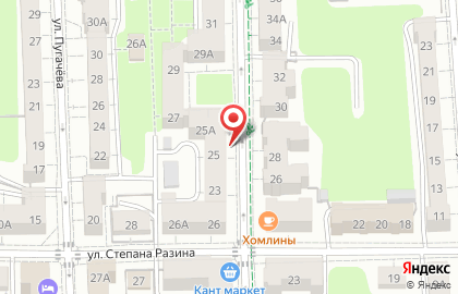Апартаменты Elen Home в Центральном районе на карте