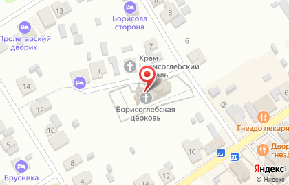 Борисоглебская церковь на карте
